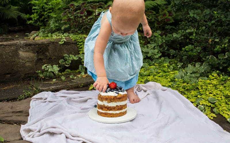 Healthy Smash Cake for Baby's 1st Birthday