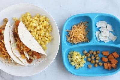 Easy Roasted Sweet Potato Tacos - Yummy Toddler Food