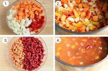 Big Batch Vegetarian Bean Chili Recipe (Freezer-Friendly)