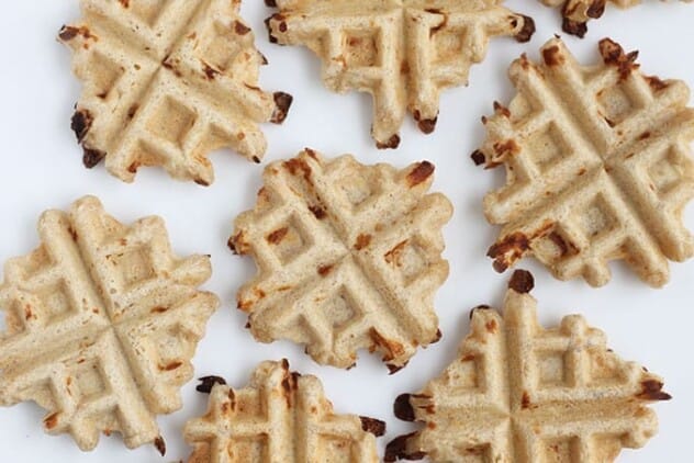 Vanilla Whole Wheat Waffles (Freezer-Friendly, Protein-Packed)