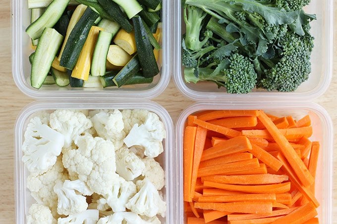 How to Meal Prep Vegetables