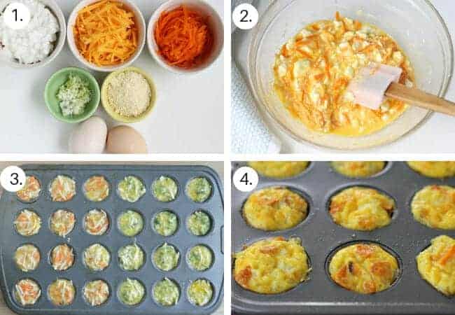 Mini Egg Muffins with Cheese and Veggies | Yummy Toddler Food