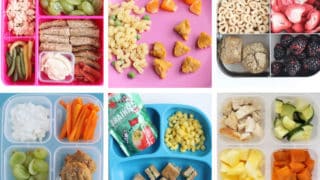 6 lunches for one year olds in grid