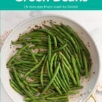 Sesame Green beans pin.