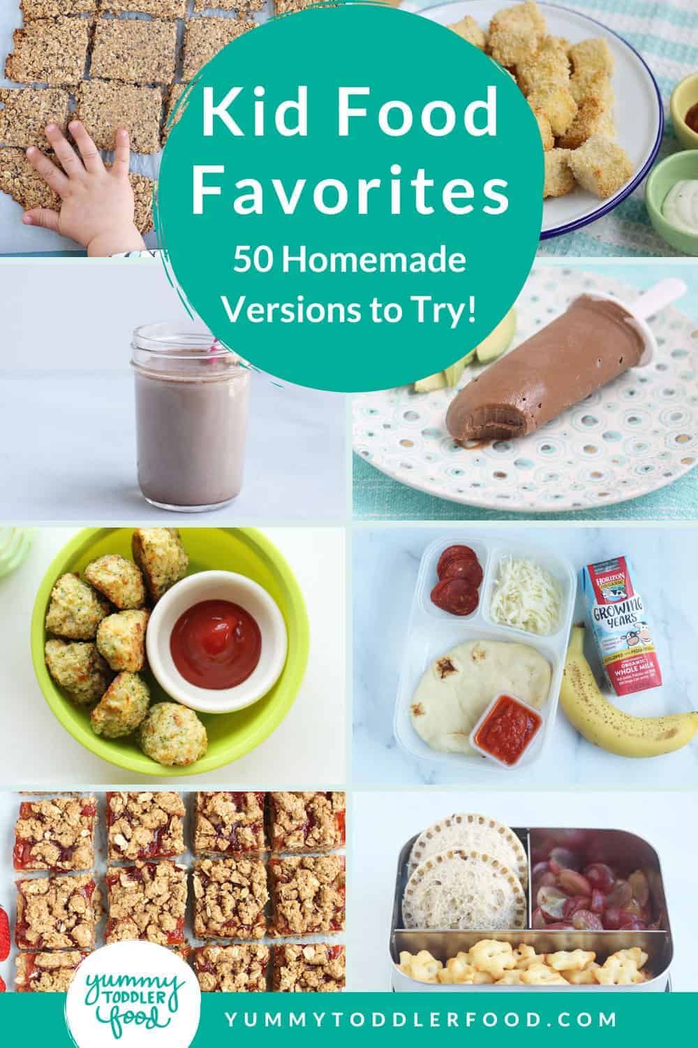 Kids Food Favorites: 50 Healthy Homemade Recipes - Product4kids