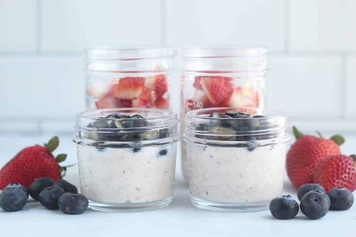 Strawberry Overnight Oats Recipe - Super Healthy Kids