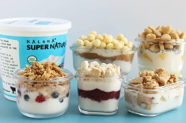 Quick Yogurt Parfaits - Yummy Toddler Food