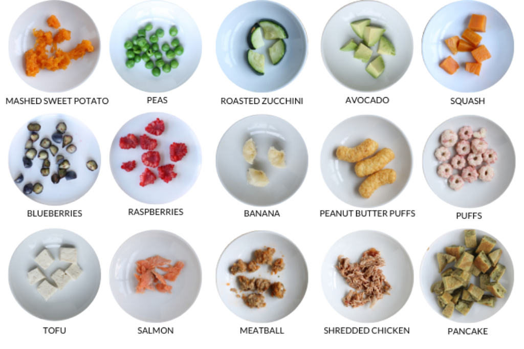 Printable Baby Food Chart BLW Purees Finger Foods