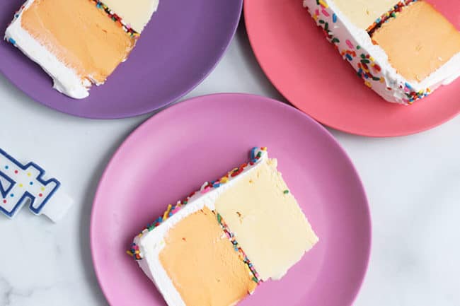 Easy Homemade Ice Cream Cake Just 3 Ingredients