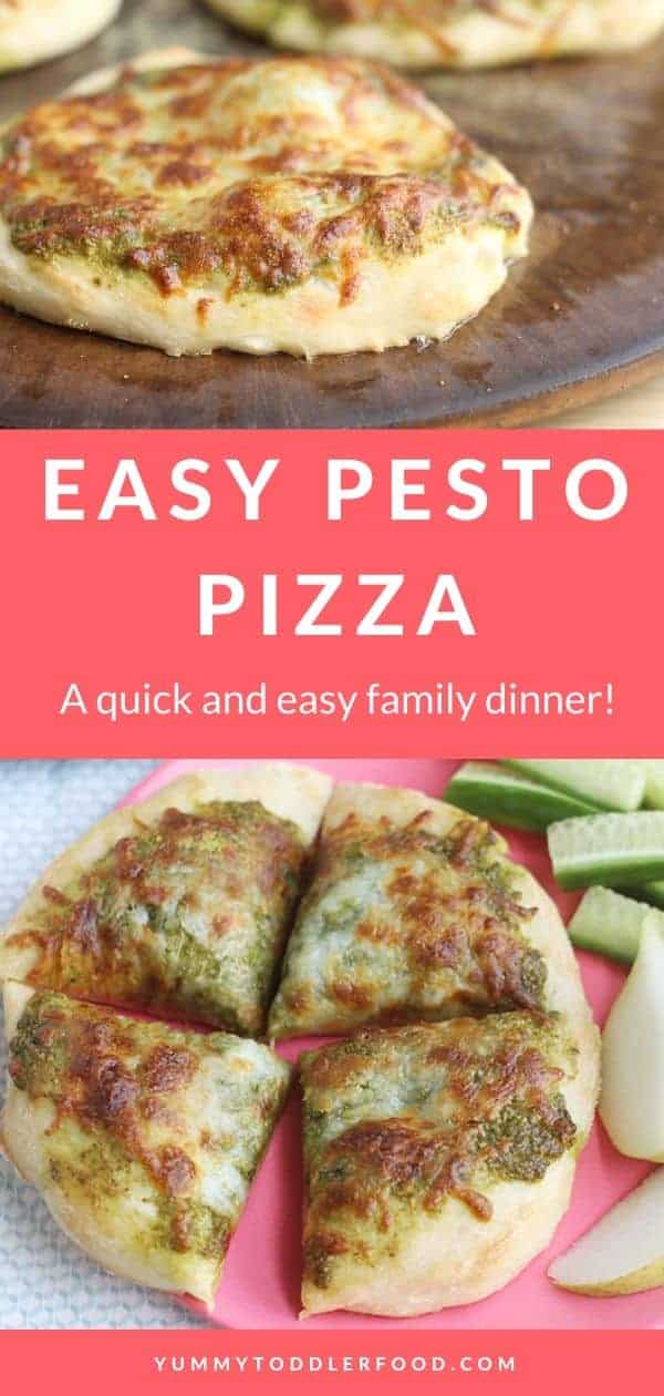 Quick and Easy Pesto Pizza