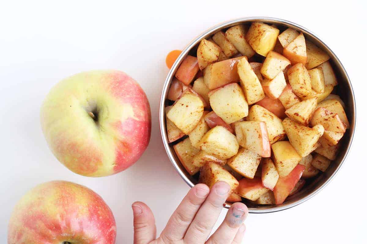can i freeze apples for smoothies