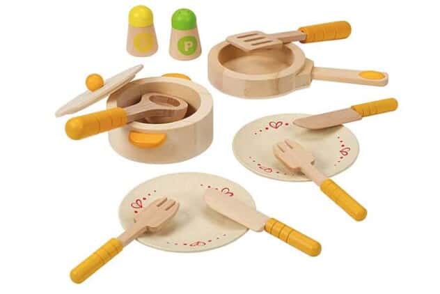 Best Play Pots And Pans Yummy Toddler Food   Hape Gourmet Wooden Pots And Pans 632x422 