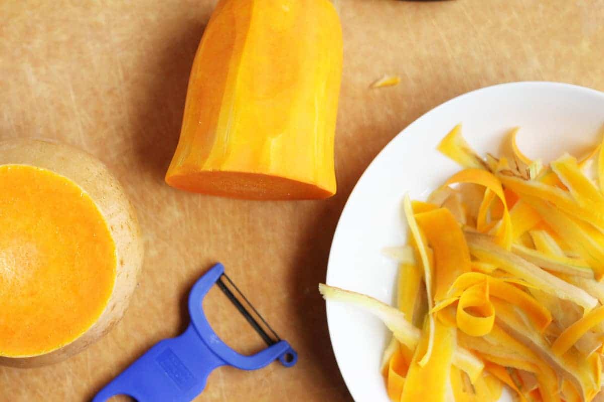How To Cut And Peel Butternut Squash The Simple Way