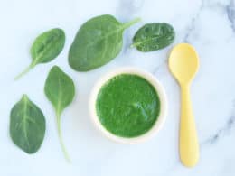 spinach puree