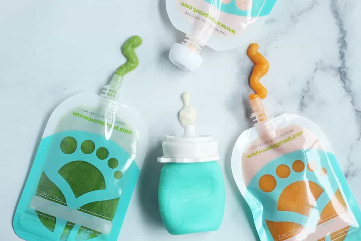 Reusable Silicone Food Pouches