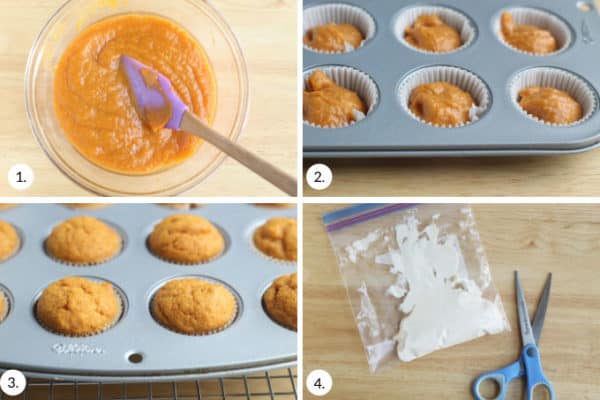 Mini Pumpkin Cupcakes (So Light and Fluffy!)