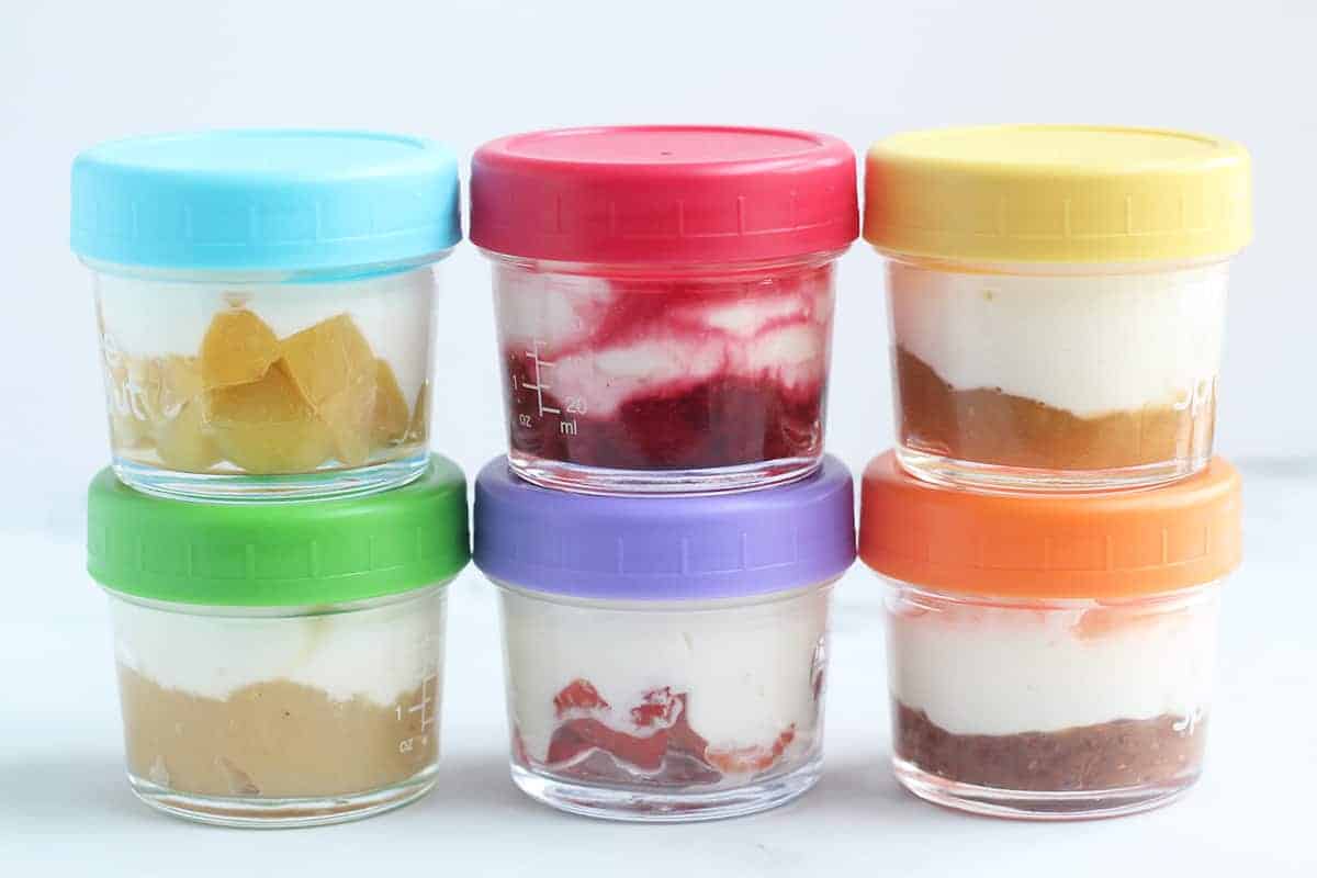 Vramy 4-Compartment Reusable Food Containers For Kids and Adults
