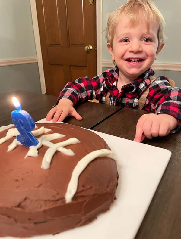 Favorite Football Cake (for Kid Birthdays or a Big Game!)