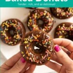 Chocolate baked donuts pin.