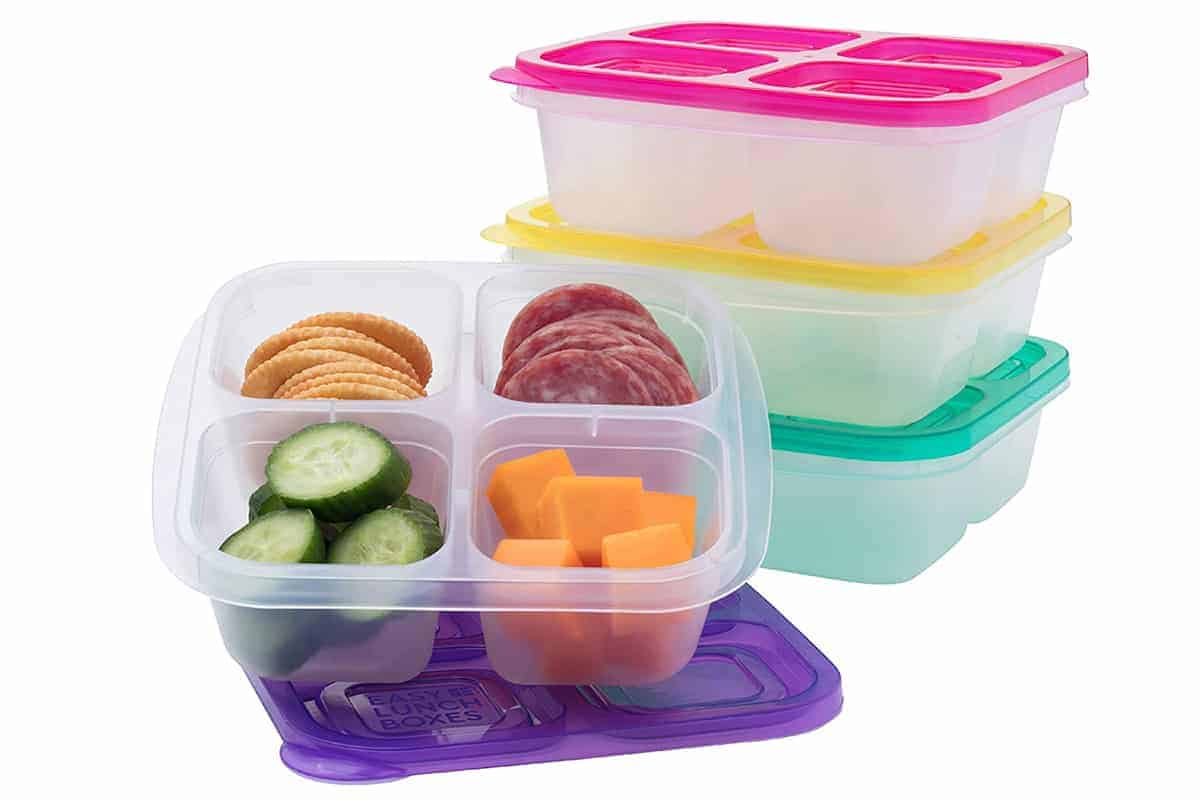 GoBe Kids Snack Spinner - Reusable Snack Container with 5 Compartment  Dispenser and Lid, BPA and PVC Free, Dishwasher Safe, No Spill,  Leakproof