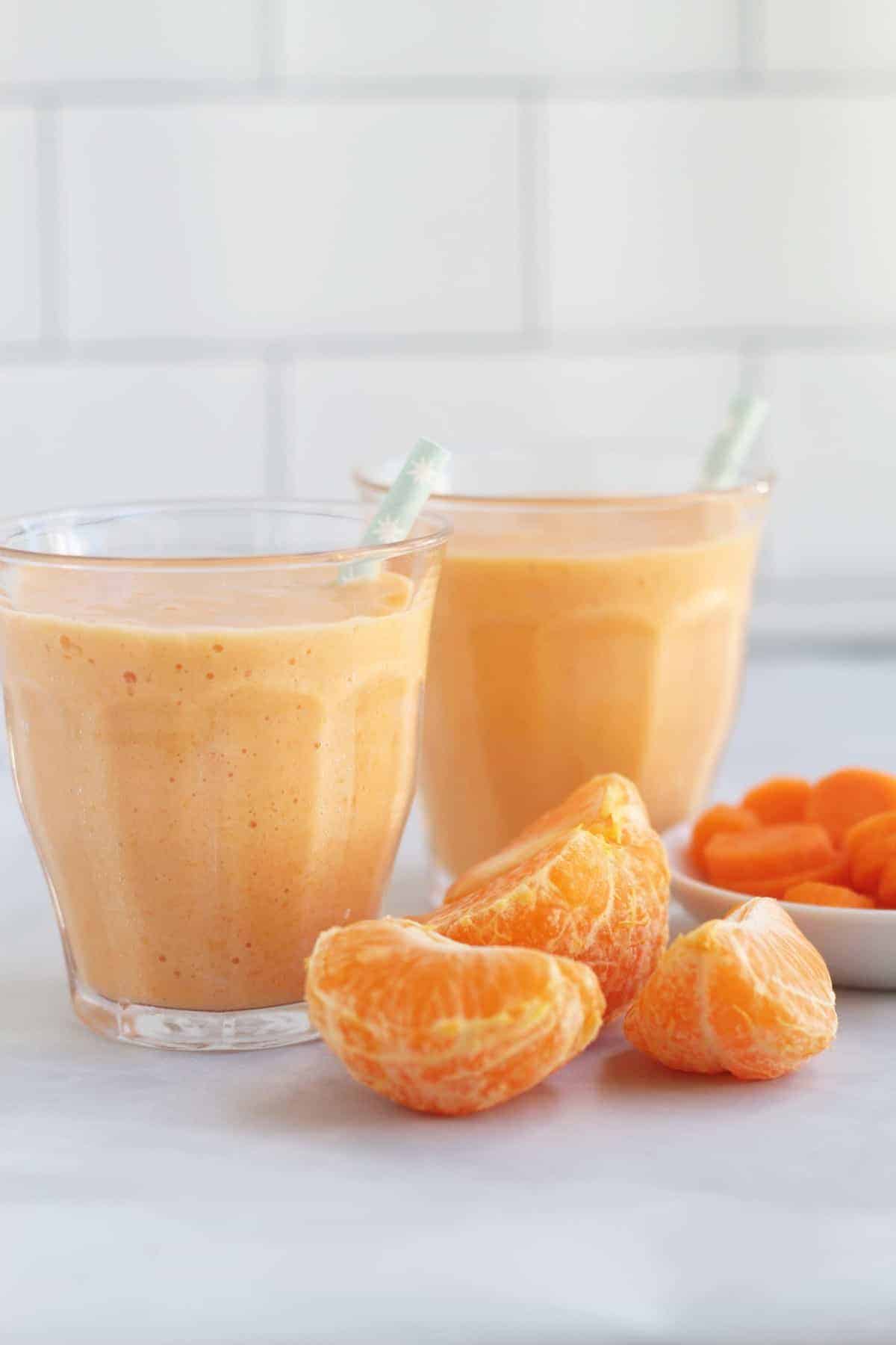 Favorite Carrot Smoothie for Kids - Yummy Toddler Food