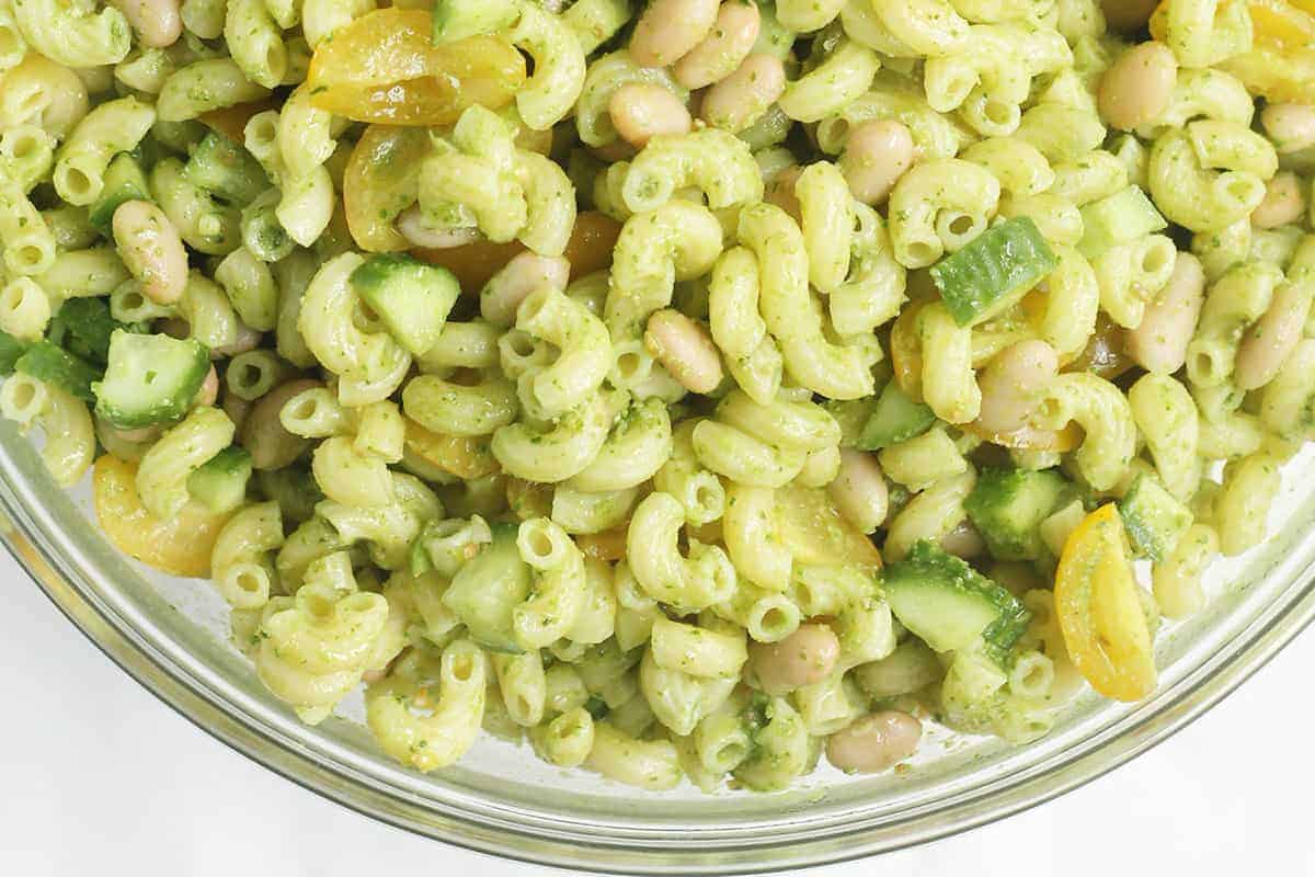 Easy Pesto Pasta Salad Recipe (With Just 5 Ingredients!)