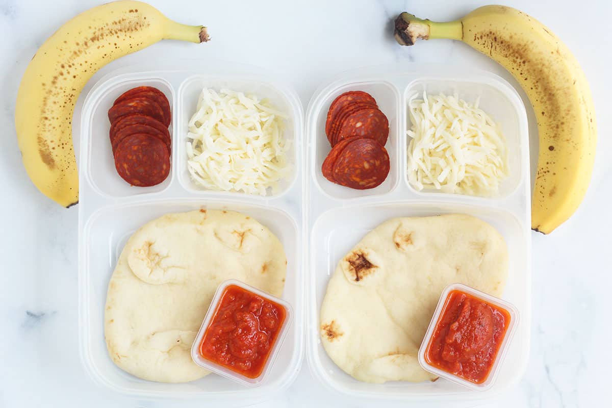 Pizza Lunchable Bento Recipe Idea