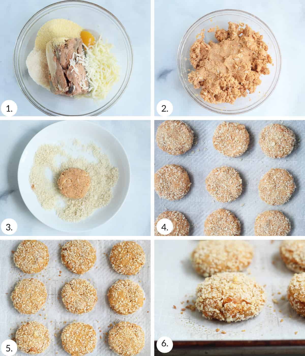 how to make salmon patties step by step process