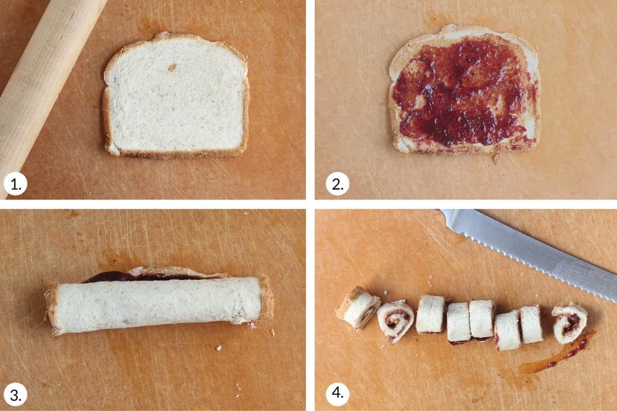 Quick Sandwich Roll Ups (2 Minute School Lunch Idea) Product4kids