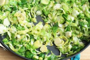 Sauteed Shredded Brussels Sprouts - Yummy Toddler Food