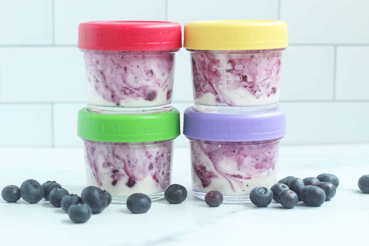 Ice Cream Containers Reusable Ice Yogurt Container Storage Jar