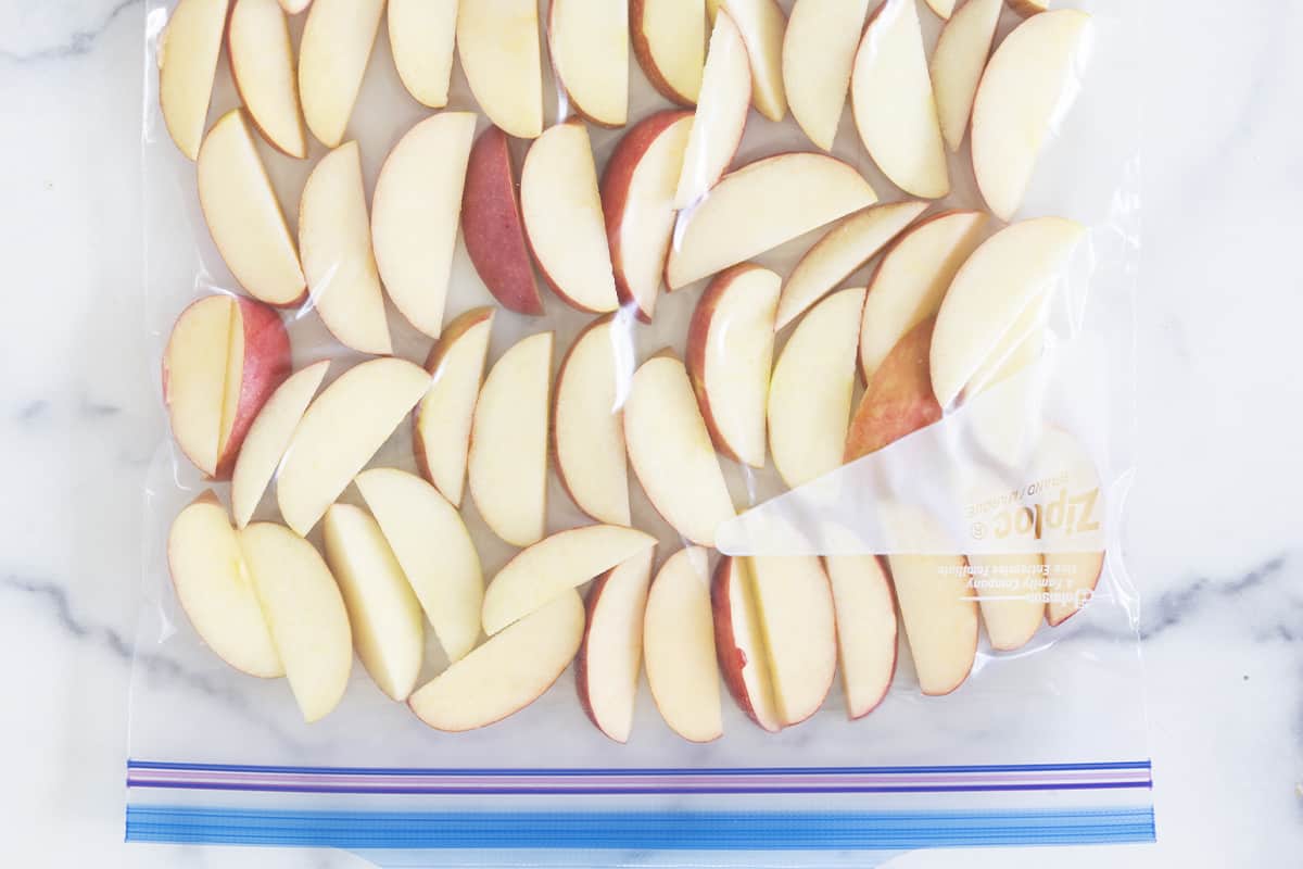 How to freeze and store apples