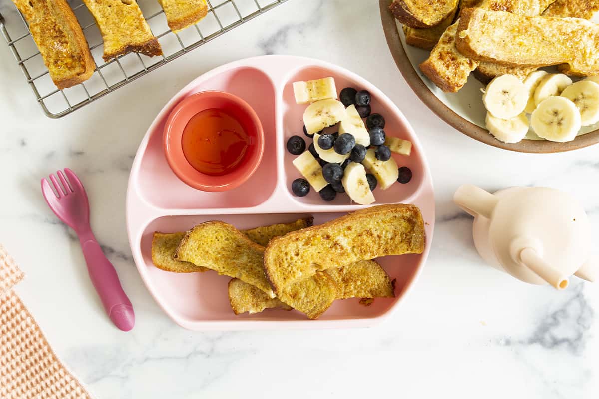 Baby French Toast Sticks (Great for Baby Led Weaning)