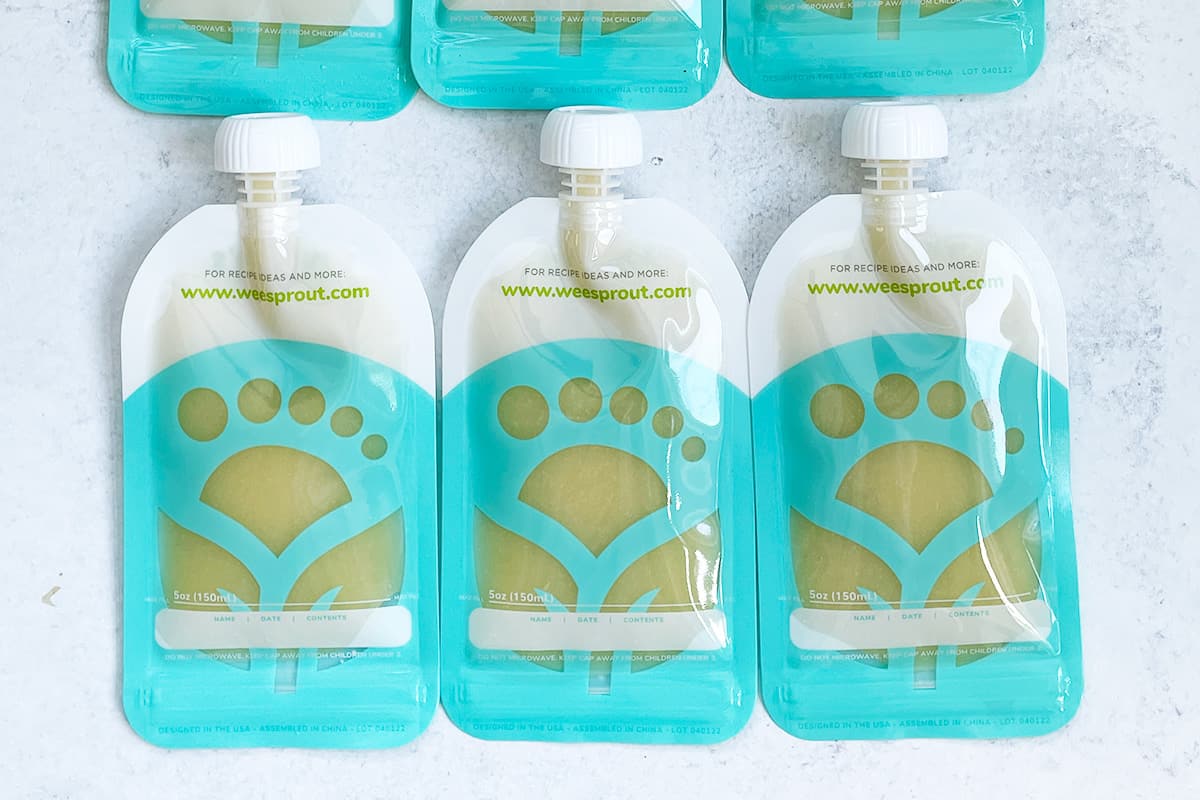 Do-It-Yourself Reusable Baby Food Pouches