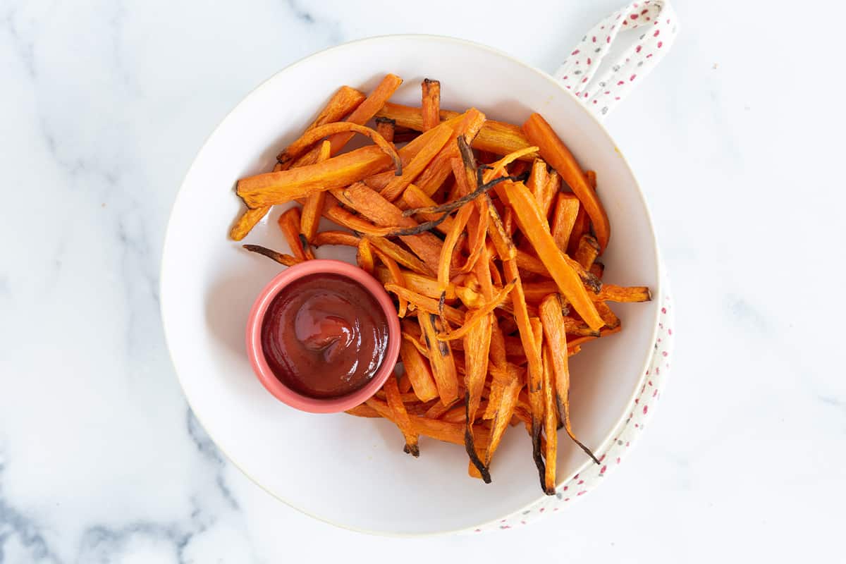 Air Fryer Carrot Fries (Kid-Friendly Veggie Side Dish!) - High