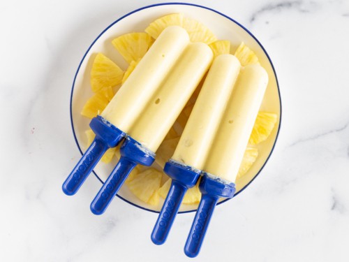 Frozen Pineapple Yogurt Pops - Creative Cynchronicity