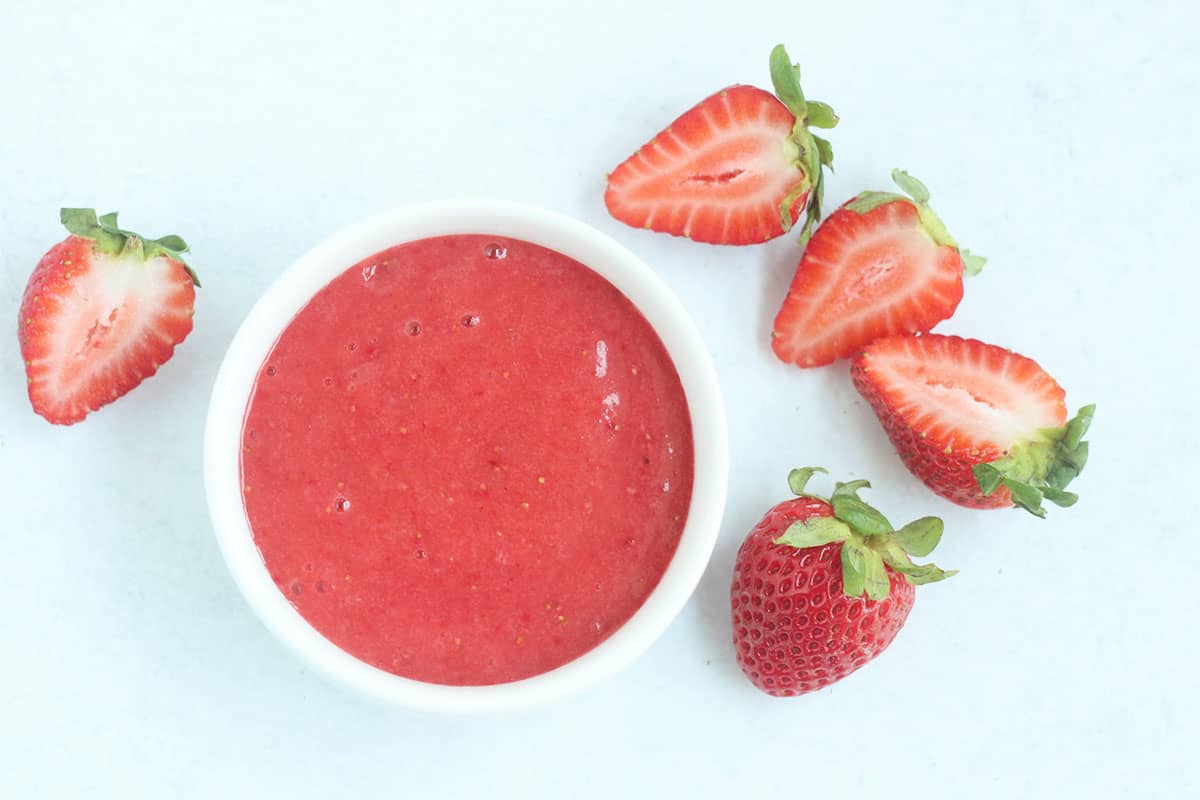 Fresh Strawberry Puree (5-Minutes)