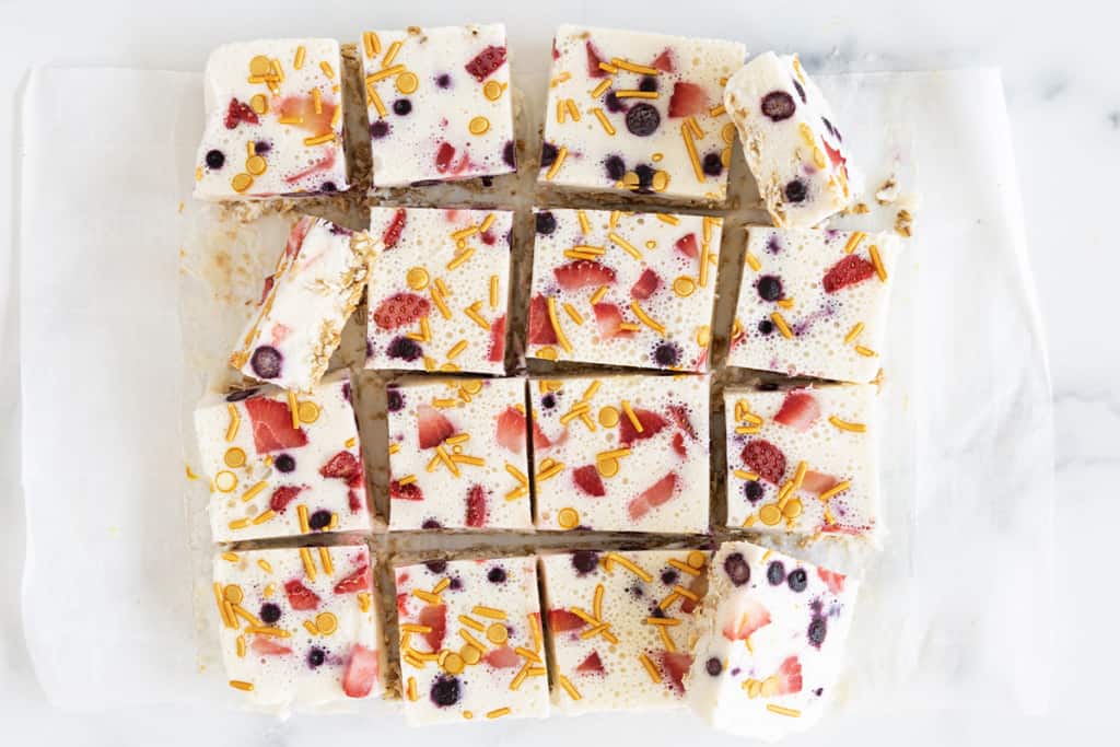 Easy Yogurt Bars - Sunshine Billingual The Blog