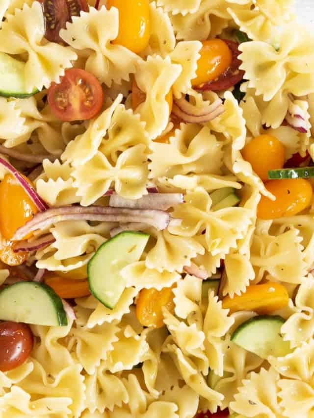 Best Easy Pasta Salad Recipe - Yummy Toddler Food