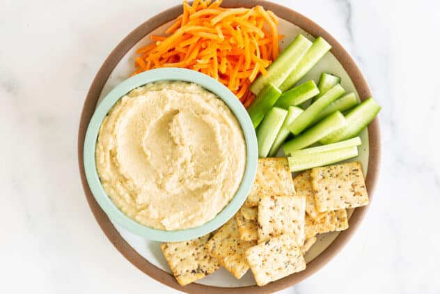 Homemade Creamy Hummus (Without Tahini) In 5 Minutes