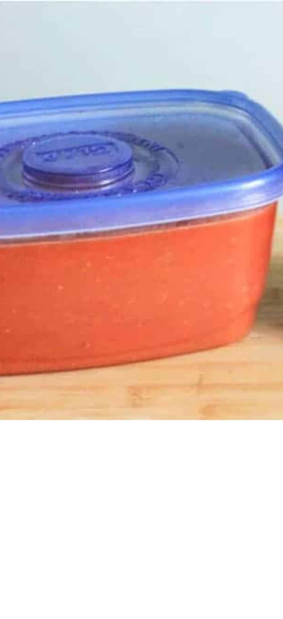 Tupperware After Tomato Sauce