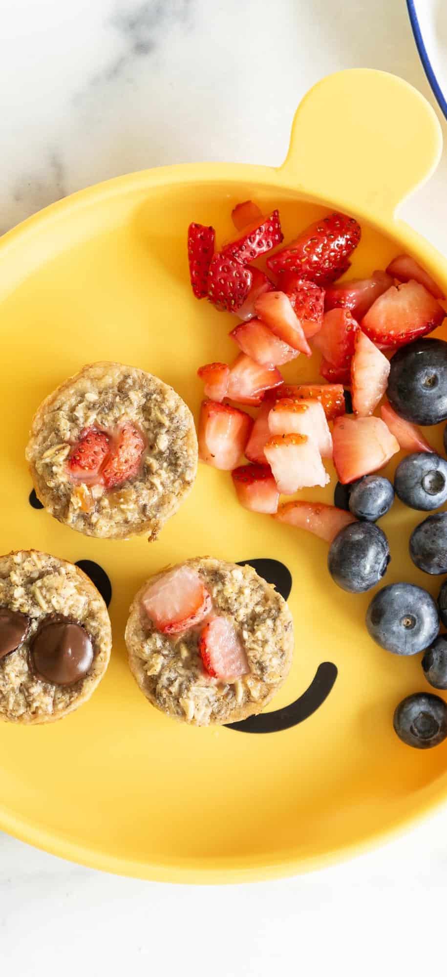 4 Baked Oatmeal Cups (baby, toddler + kid-approved) - Baby Foode