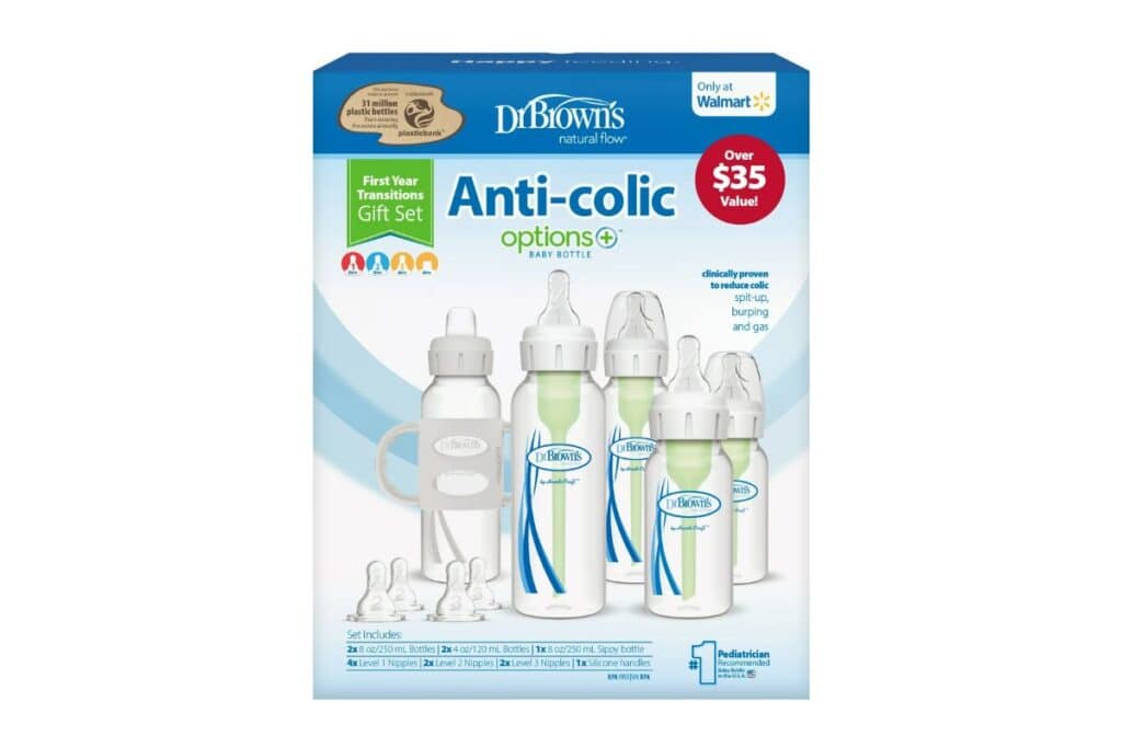 Dr. Brown’s Natural Flow Anti-Colic First Year Baby Bottle Gift Set