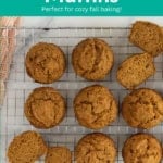 Pumpkin banana muffins pin.