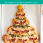 Easy christmas pizza pin.