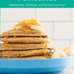 Oatmeal Protein Pancakes pin.